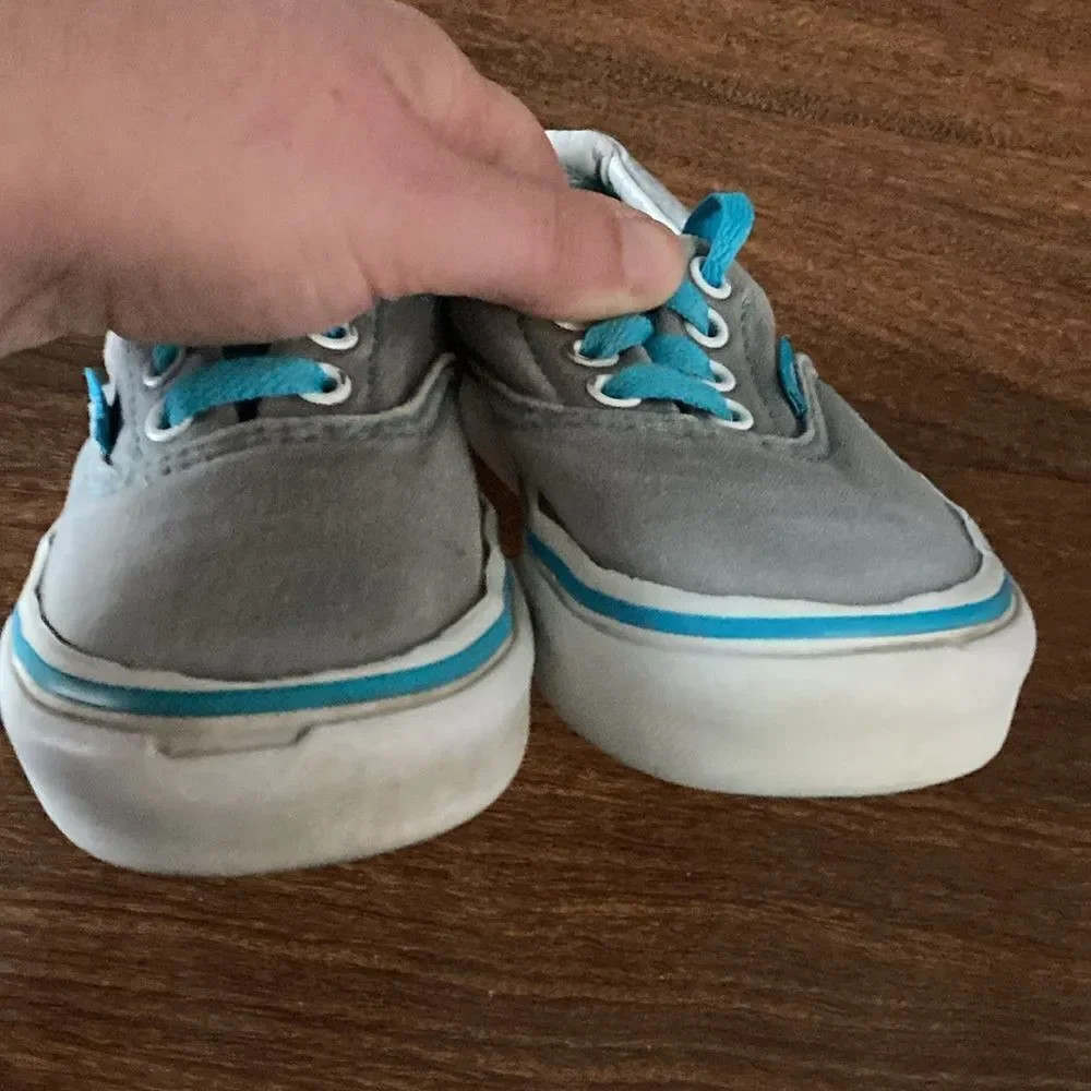 Vans Gray Kids Sneakers sz 11